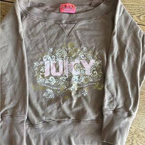 Juicy Couture Beige Top with Pink Label